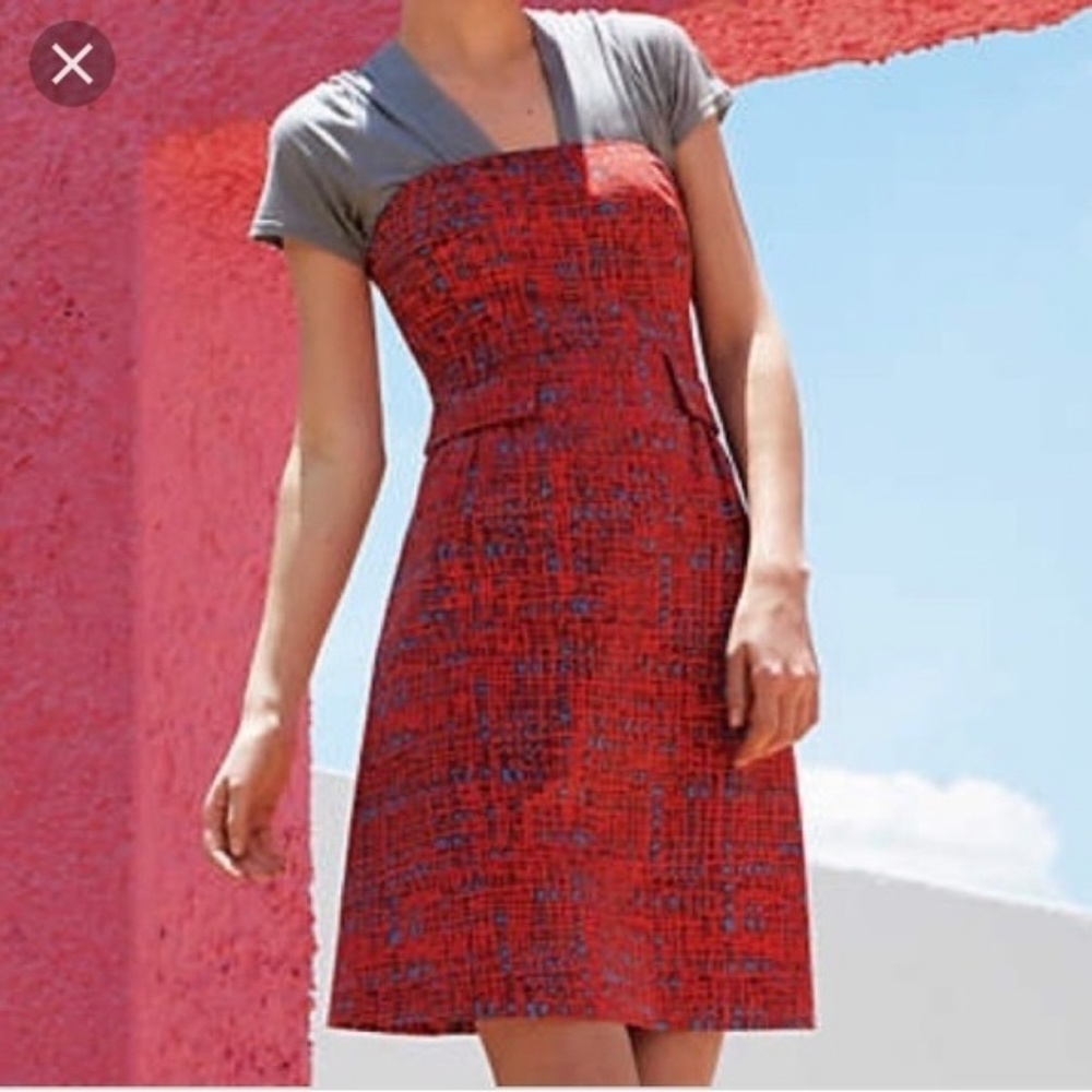 Anthropologie Tabitha Crossthatch Dress EUC